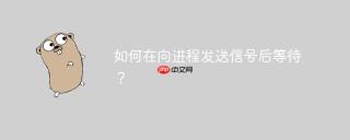 如何在向进程发送信号后等待？