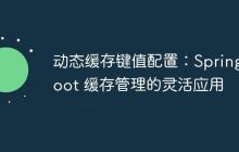 动态缓存键值配置：Spring Boot 缓存管理的灵活应用
