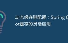 动态缓存键配置：Spring Boot缓存的灵活应用