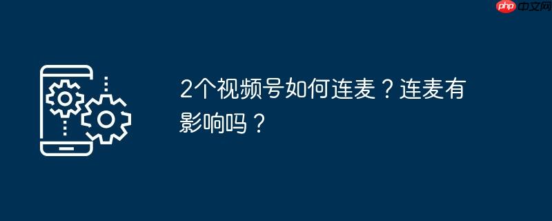 视频号连麦怎么美颜 视频号可以连麦吗
