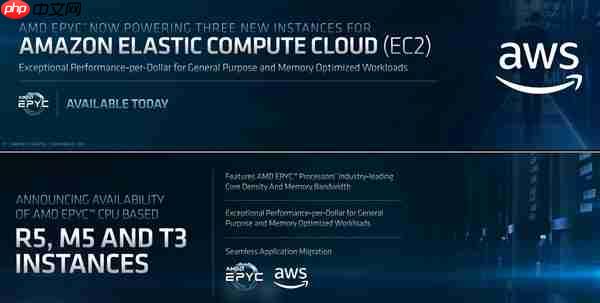 AMD EPYC霄龙历史性突破：正式登陆亚马逊AWS