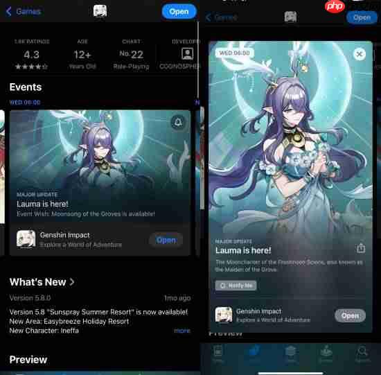 《原神》菈乌玛被AppStore加布料