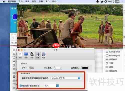 射手播放器自动匹配字幕方法