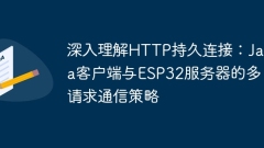 A deep understanding of HTTP persistent connections: Multiple request communication policy between Java clients and ESP32 servers