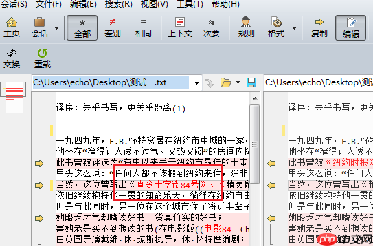 Beyond Compare怎么文本替换