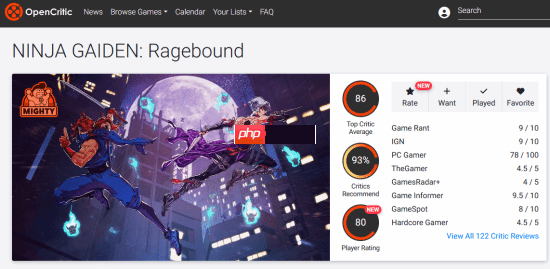 GameRant评《空洞骑士：丝之歌》：2025动作平台游戏三雄最后一位