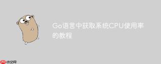 Go语言中获取系统CPU使用率的教程