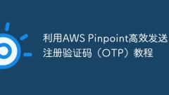 Tutorial on efficiently sending registration verification codes (OTP) with AWS Pinpoint