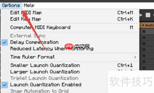 Ableton Live音频录制设置
