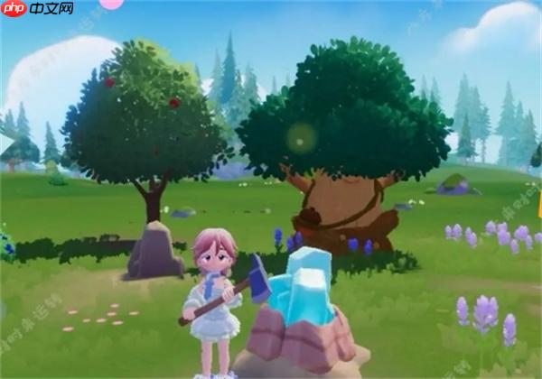 心动小镇9.11溜溜橡木与无瑕萤石位置