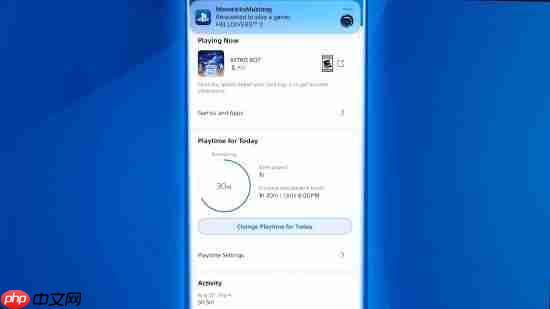 索尼推出PlayStation家庭控制应用:家长可控制儿童游玩时长