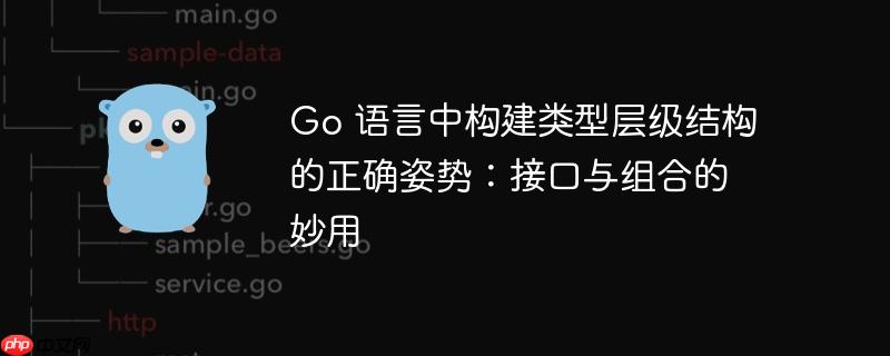 Go 语言中构建类型层级结构的正确姿势：接口与组合的妙用