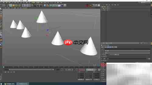 C4D克隆样条应用技巧