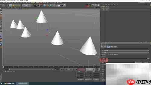 C4D克隆样条应用技巧