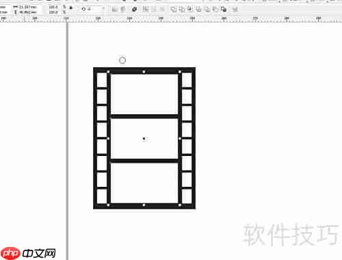 CorelDRAW绘制胶片图标教程