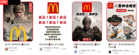 曝《黑神话：悟空》将与麦当劳联动！共有6款新品 月底上线