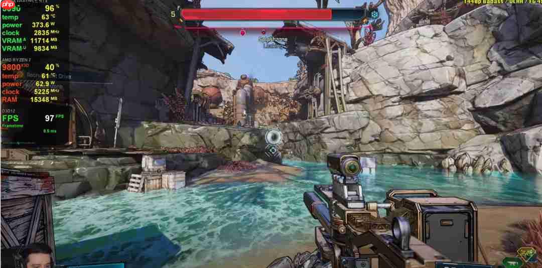 《无主之地4》RTX 5090测试 4K最高画质不到50帧