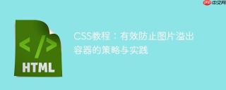 CSS教程：有效防止图片溢出容器的策略与实践