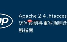 Apache 2.4 .htaccess访问控制与重写规则迁移指南