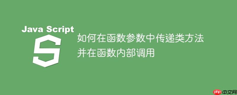 如何在函数参数中传递类方法并在函数内部调用
