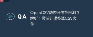 OpenCSV动态分隔符检测与解析：灵活处理多源CSV文件