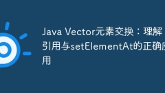 Java Vector Element Exchange : ?? ? SetElementat? ??? ?? ??