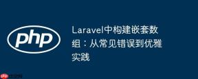 Laravel中构建嵌套数组：从常见错误到优雅实践