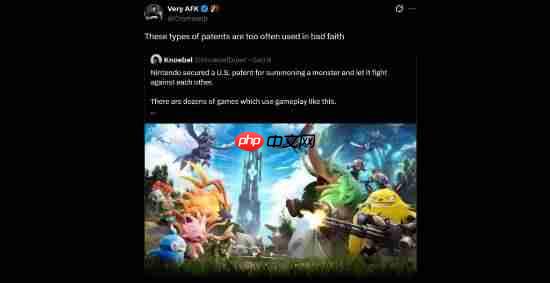 拉瑞安发行总监删除批评任天堂推文：曾称后者新专利易被恶意使用