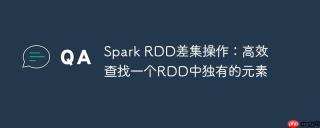 Spark RDD差集操作：高效查找一个RDD中独有的元素