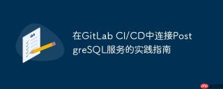 在GitLab CI/CD中连接PostgreSQL服务的实践指南