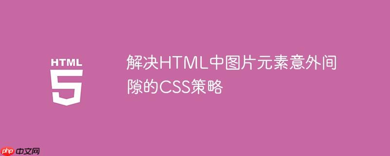 解决HTML中图片元素意外间隙的CSS策略