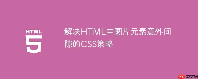 解决HTML中图片元素意外间隙的CSS策略