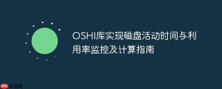 OSHI库实现磁盘活动时间与利用率监控及计算指南