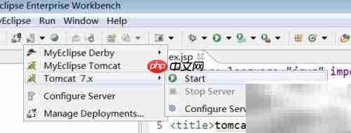 Tomcat设置默认项目方法