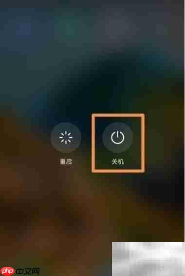 荣耀50 Pro关机方法