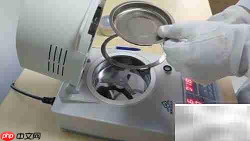 医药水分测定仪使用指南