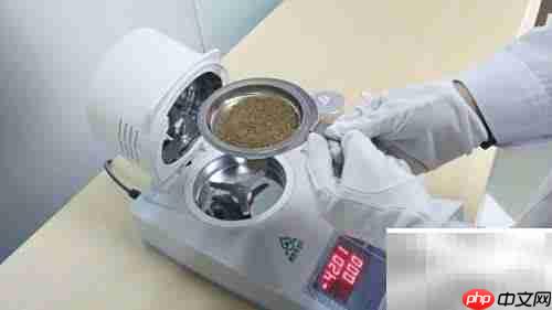 医药水分测定仪使用指南