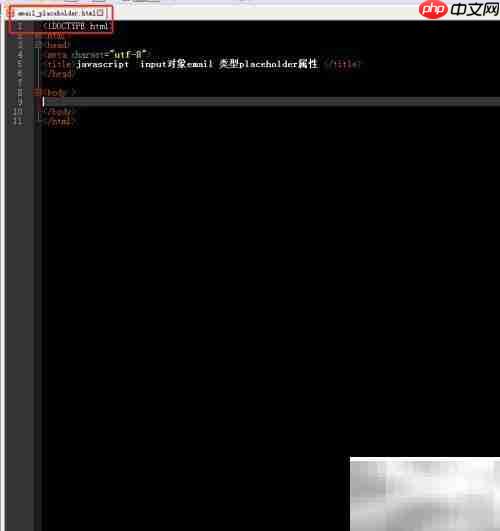email中placeholder属性用法解析