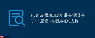 Python模块动态扩展与“猴子补丁”：原理、实践与IDE支持