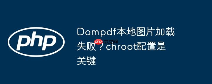 Dompdf本地图片加载失败？chroot配置是关键