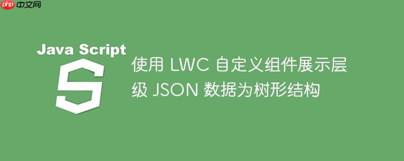 使用 lwc 自定义组件展示层级 json 数据为树形结构