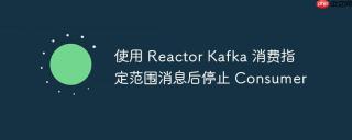 使用 Reactor Kafka 消费指定范围消息后停止 Consumer