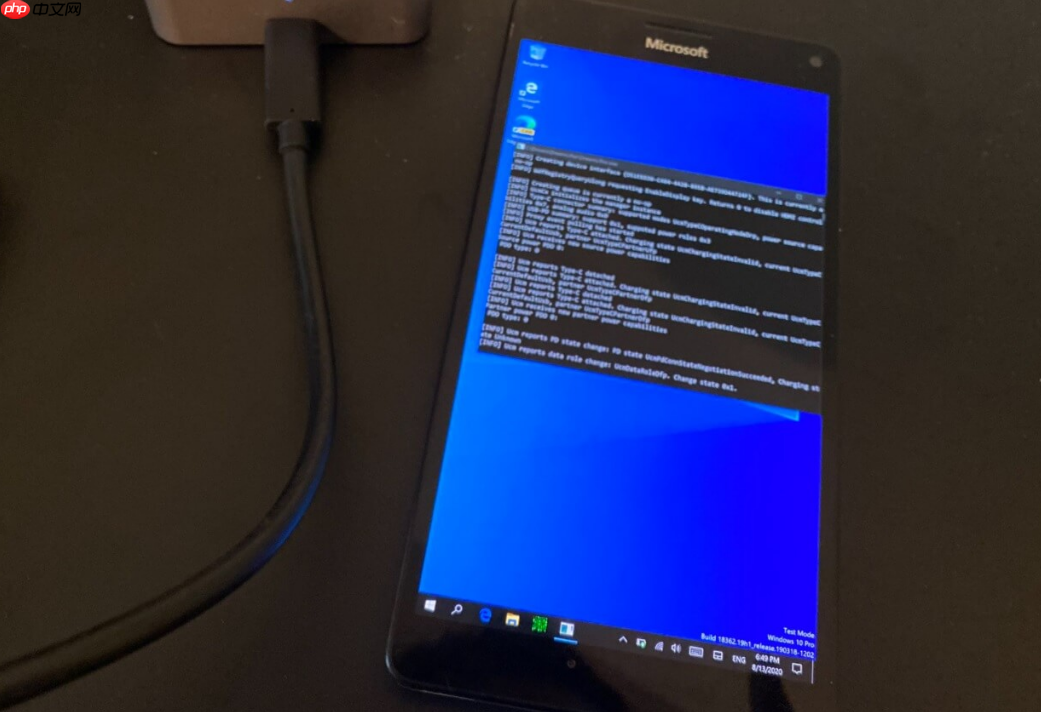 开发者为win10手机微软Lumia 950 XL带来x64桌面应用
