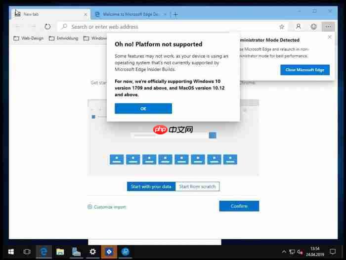 微软计划首先让macOS获取Chromium版Edge浏览器