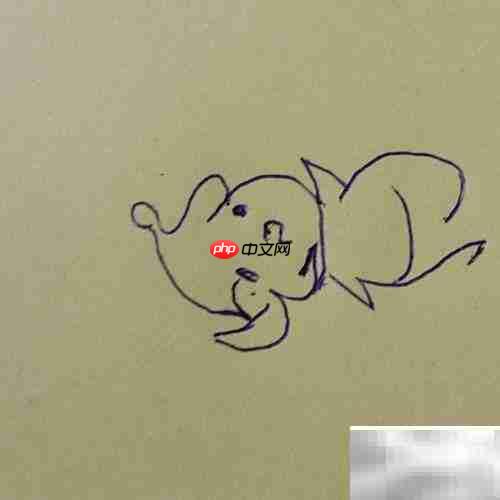 儿童简笔画：可爱小精灵