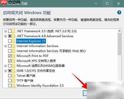 Windows 2004如何卸载IE浏览器