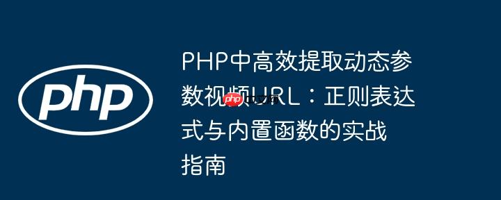 PHP中高效提取动态参数视频URL:正则表达式与内置函数的实战指南