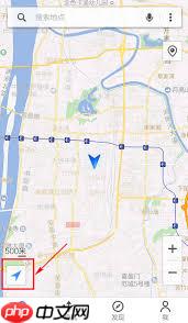 腾讯地图卫星/街景模式定位方法