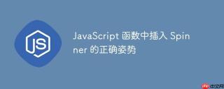 JavaScript 函数中插入 Spinner 的正确姿势