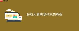 获取元素期望样式的教程